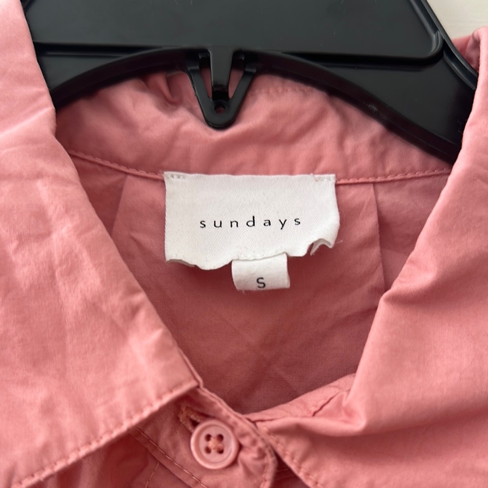 Pink Button-Up Blouse - Picture 2 of 3